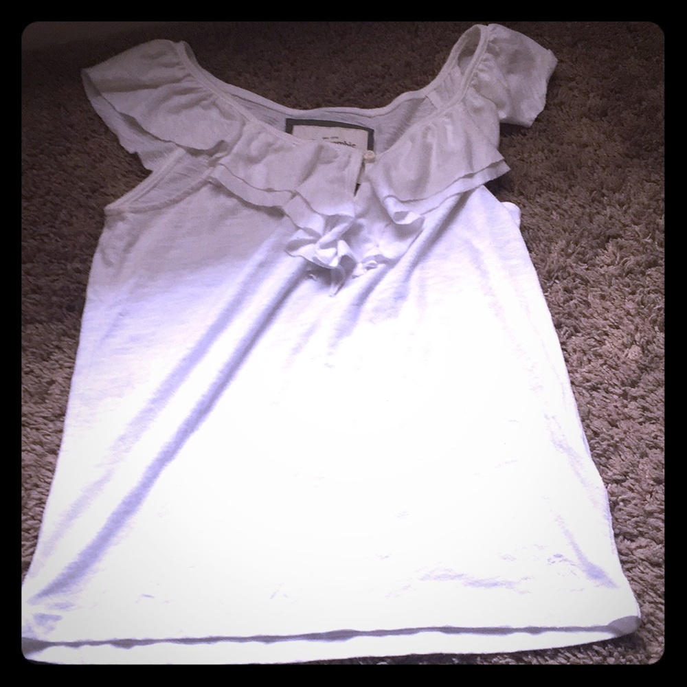 White flow-y tank top